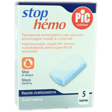 Stop Hémo Tampone emostatico per emorragie nasali e cutanee