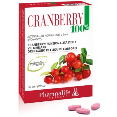 Cranberry 100% funzionalità delle vie urinarie 60 compresse