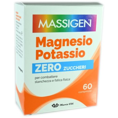 Magnesio e Potassio Senza Zucchero. 60 compresse da 550 mg.