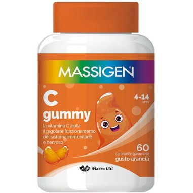 C Gummy 60 Caramelle Gommose con vitamina C Massigen