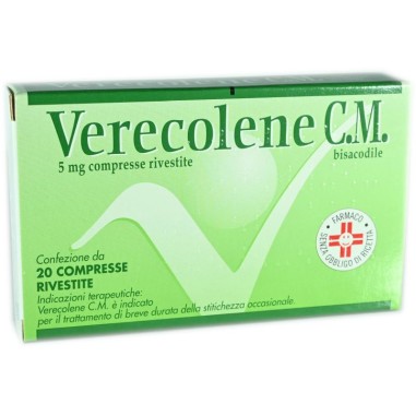 VERECOLENE C.M. 5 mg 20 compresse rivestite transito intestinale