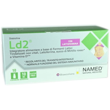 Disbioline Ld2 10 flaconcini da 10 ml con lattoferrina