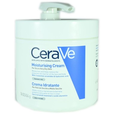 Crema Idratante CeraVe 454 gr per Pelle Secca