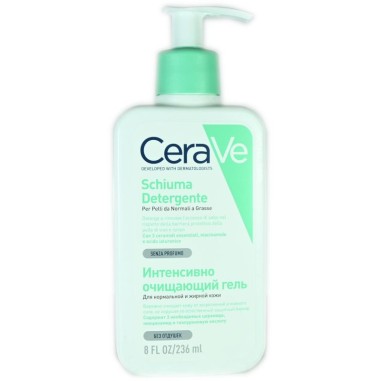 Schiuma Detergente CeraVe 236 ml per Pelle Normale Grassa