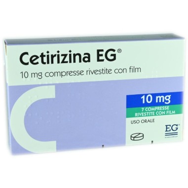 Cetirizina EG 10 mg 10 compresse rivestite