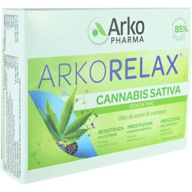 Arkorelax Cannabis Sativa Arkopharma 30 compresse