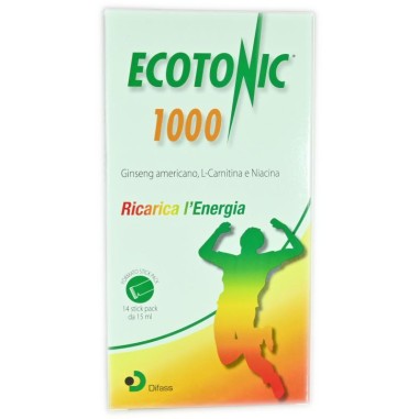 Ecotonic 1000 Integratore Tonico 14 Stick Pack