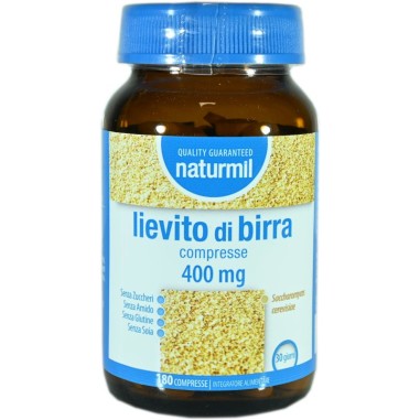 Lievito di Birra 400 mg - 180 compresse Naturmil Dietmed