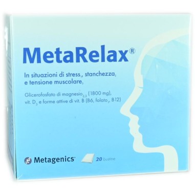 Metarelax vitamine, magnesio e taurina 20 Bustine