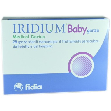 Iridium Baby 28 Garze Oculari Detergenti Lenitive