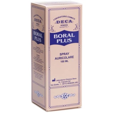 Boral Plus 100 ml Spray Auricolare a base di Acido Borico