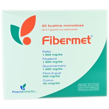 Fibermet 20 buste Integratore Alimentare Metabolismo dei Lipidi