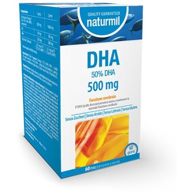 DHA 50% 500 mg - 60 perle Naturmil Dietmed
