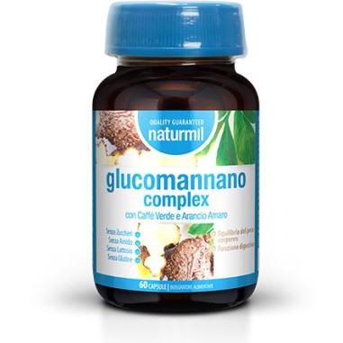 Glucomannano Complex 500 mg - 60 capsule Naturmil Dietmed