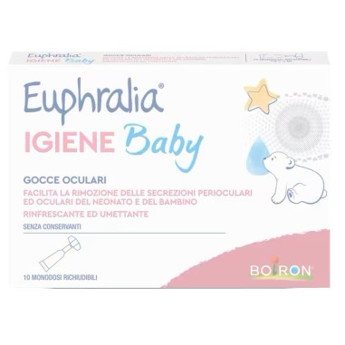 Euphralia Igiene Baby 10 Monodosi Gocce Oculari Umettanti