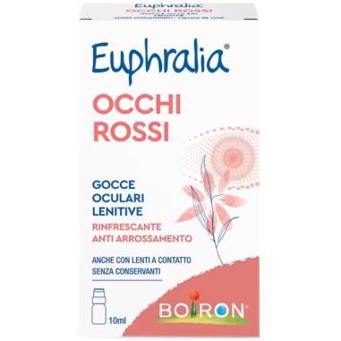 Euphralia Occhi Rossi 10 ml Gocce Oculari Lenitive