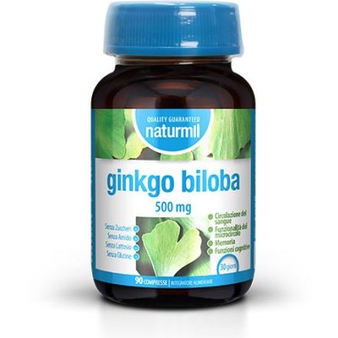 Ginkgo Biloba 500 mg - 90 Compresse Naturmil Dietmed
