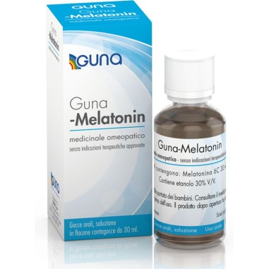 Guna-Melatonin 30 ml Gocce Orali Soluzione Medicinale Omeopatico