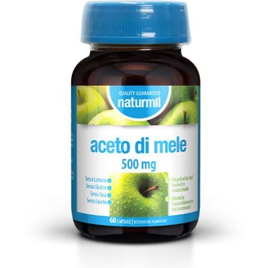 Aceto di Mele 500 mg - 60 Capsule Intestino Naturmil Dietmed
