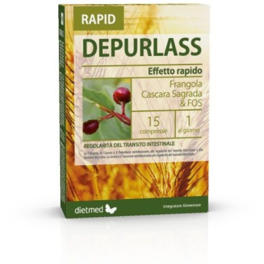 Depurlass Rapid confezione da 15 compresse Naturmil Dietmed