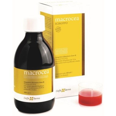Macrocea Sciroppo 300 ml Integratore Multivitaminico con Prebiotici