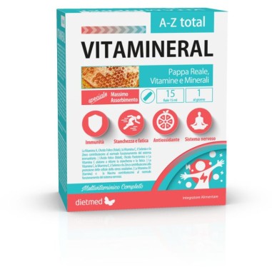 Vitamineral A-Z Total 15 Fiale da 15 ml Integratore Alimentare Dietmed
