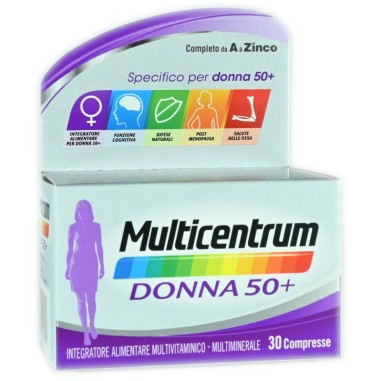 Multicentrum Donna 50+ Multivitaminico 30 compresse