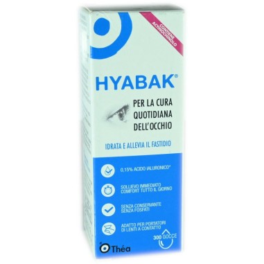 Hyabak Soluzione Oftalmica 10 ml Lubrificante Occhio