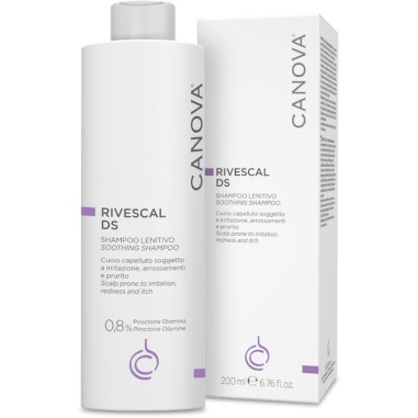 Rivescal DS Shampoo Lenitivo 200 ml riduce Rossore e Desquamazione