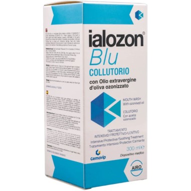 Ialozon Blu Collutorio 300 ml Denti Bianchi Alito Igienizzato