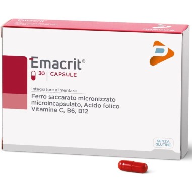 Emacrit 30 Capsule Integratore Alimentare Tonico