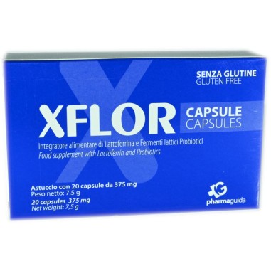 Xflor 20 capsule Integratore Alimentare di Probiotici e Lattoferrina