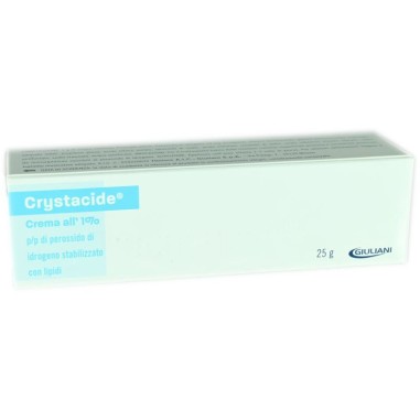 Crystacide Crema 25 gr 1% Perossido di Idrogeno