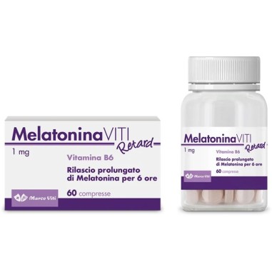 MelatoninaViti Retard Rilascio Prolungato di Melatonina 60 Compresse