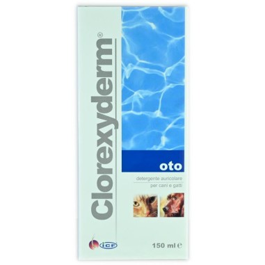 Clorexyderm Oto 150 ml detergente auricolare per Cane e Gatto