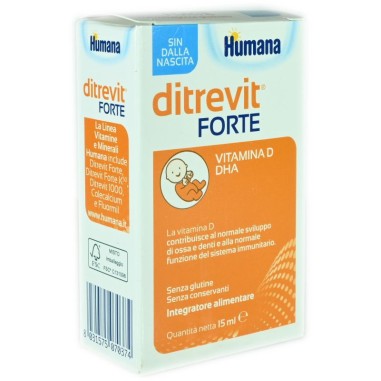 Ditrevit Forte 15 ml Integratore a base di Vitamina D e Dha