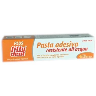 Fittydent Plus Pasta Adesiva per Dentiere con Clorofilla