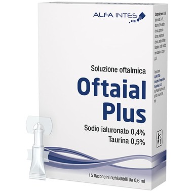 Oftaial Plus 15 flaconcini utile nella Disfunzione Lacrimale