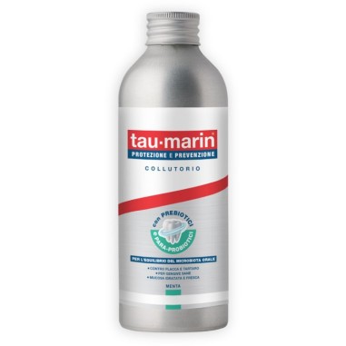 Tau-Marin Collutorio con Prebiotici Gusto Menta Bottiglia da 300 ml