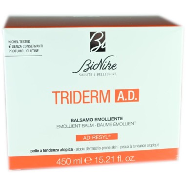 Bionike Triderm A.D. Balsamo Emolliente 450 ml Pelle Atopica