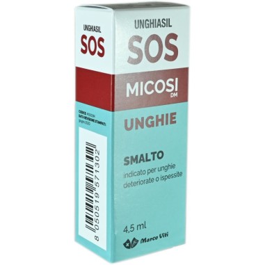Unghiasil Sos Micosi Unghie Deteriorate o Ispessite Smalto 4,5 ml