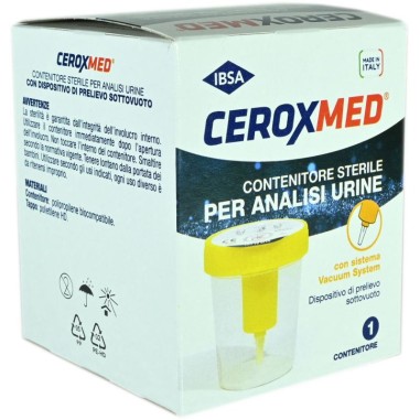 Ceroxmed Contenitore Sterile per Analisi Urine Vol. 120 ml 1 Pezzo