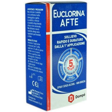 Euclorina Afte Spray Sollievo Rapido 15 ml