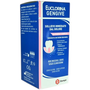 Euclorina Gengive Colluttorio Sollievo Immediato 200 ml