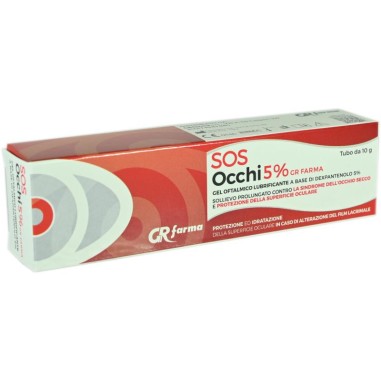 Sos Occhi 5% Gel Oftalmico Lubrificante 10g GR Farma