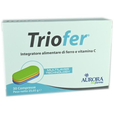 Triofer 30 Compresse Integratore di Ferro e Vitamina C