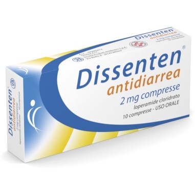 Dissenten Antidiarrea 2 mg 10 compresse loperamide cloridrato