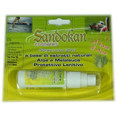 Sandokan Spray Corpo Aloe Vera Protettivo Lenitivo 20 ml