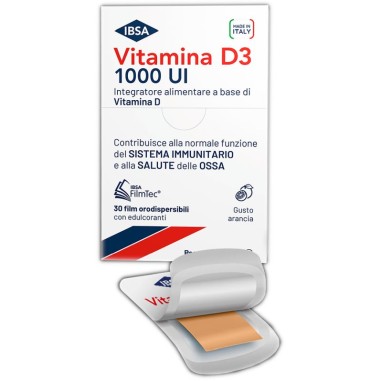 Vitamina D3 1000 UI Integratore  Salute Ossa Orosolubile
