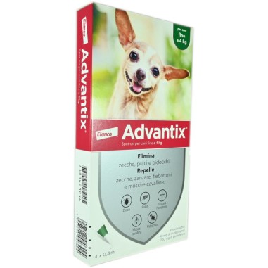 Advantix Spot-on per Cani fino a 4 kg 4 Pipette